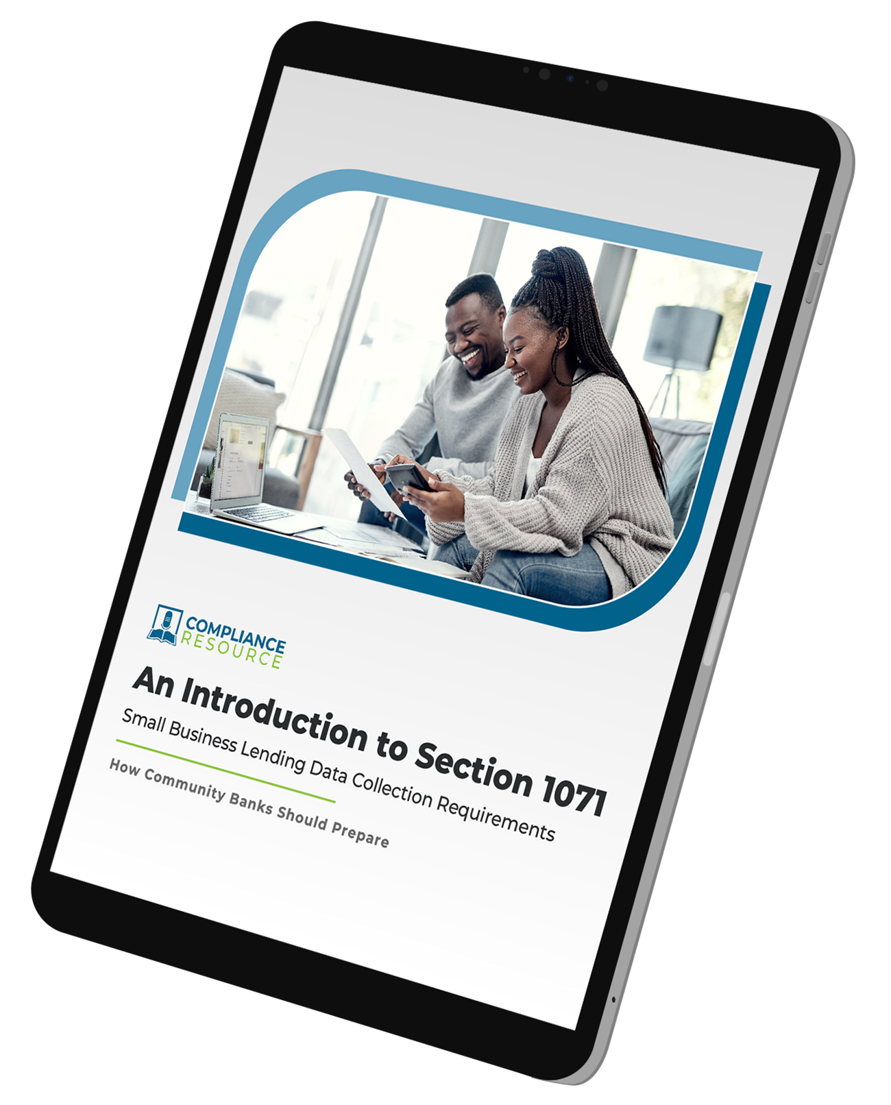 An Introduction to Section 1071 Tablet Mockup