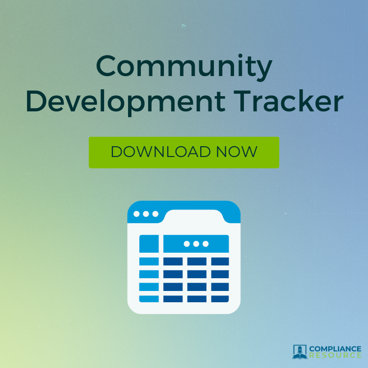 Community Development Tracker