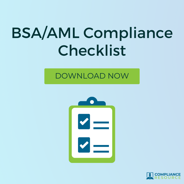 BSAAML Compliance Checklist